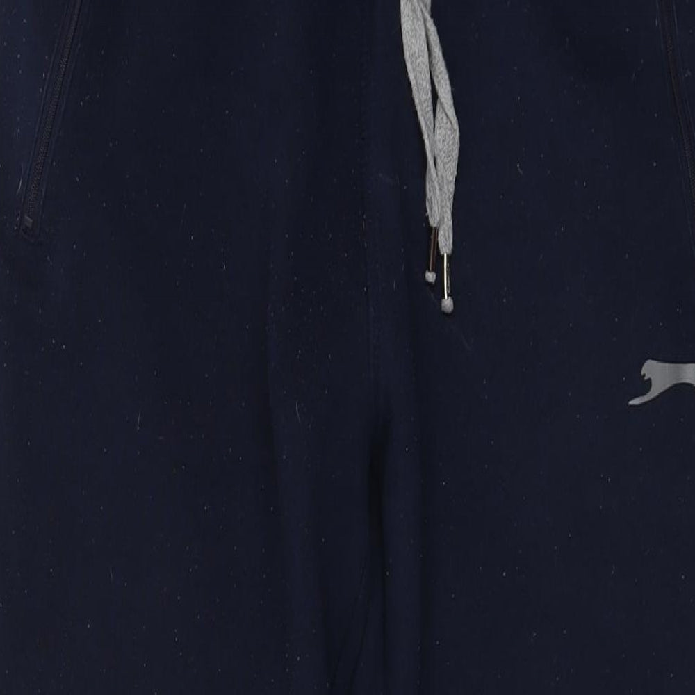 Womens UK Size 14 Slazenger Regular Fit Sweatpants Blue Trousers