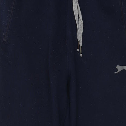 Womens UK Size 14 Slazenger Regular Fit Sweatpants Blue Trousers