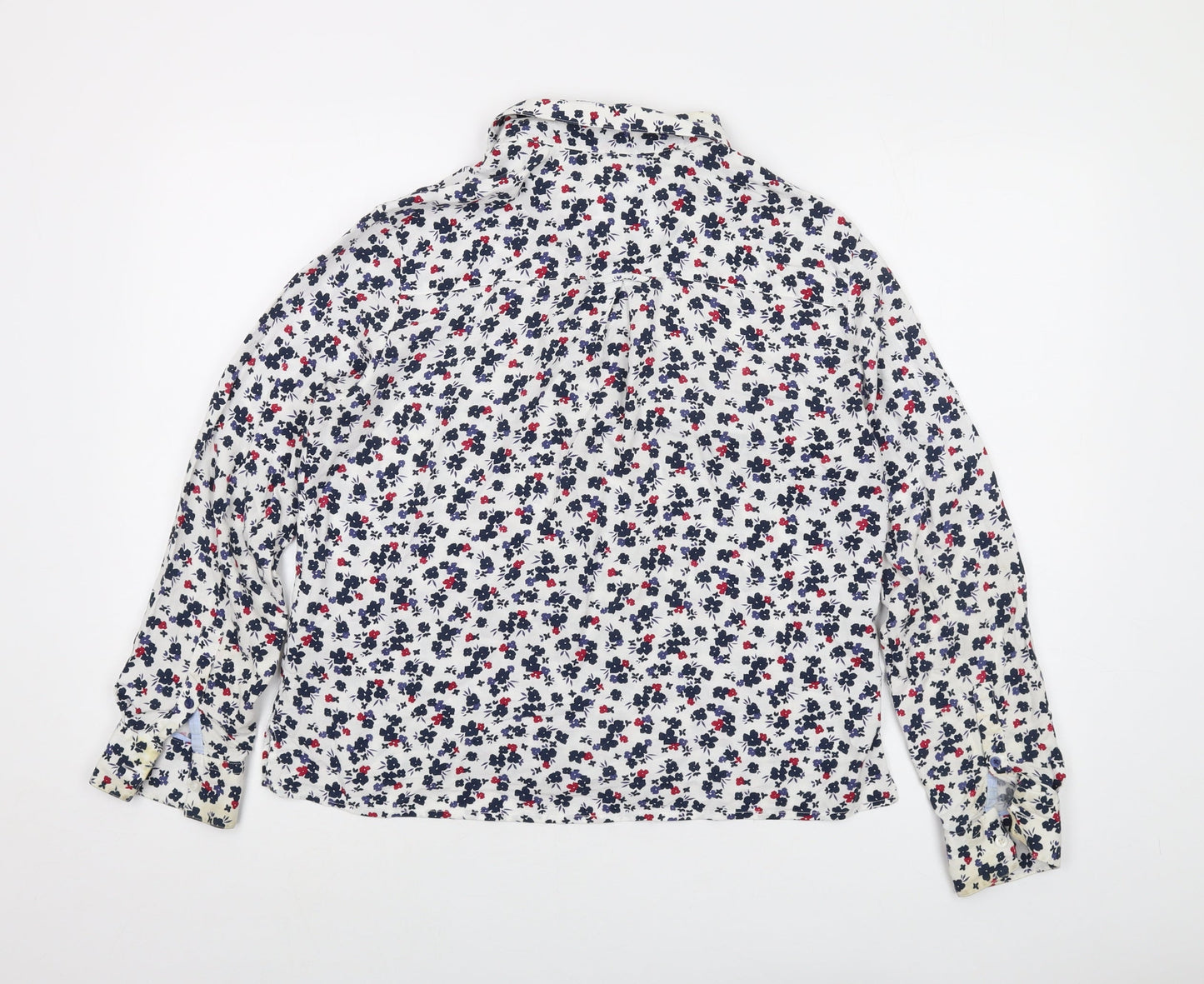 Womens UK Size 12 Crew Clothing Multicoloured Basic Button-Up