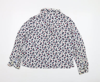 Womens UK Size 12 Crew Clothing Multicoloured Basic Button-Up