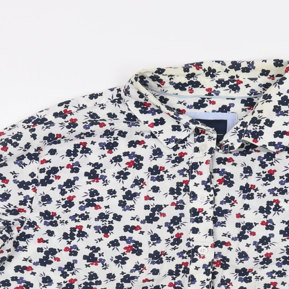 Womens UK Size 12 Crew Clothing Multicoloured Basic Button-Up