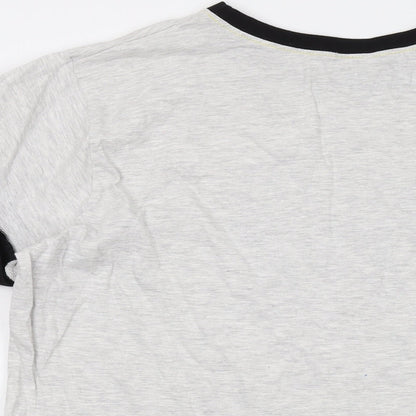 Batgirl Womens Grey Cotton Basic T-Shirt Size 20 Crew Neck