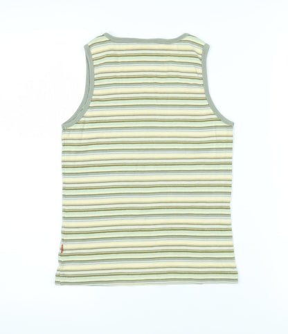 Womens UK Size S Jackpot Green Basic T-Shirt
