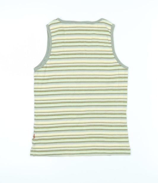 Womens UK Size S Jackpot Green Basic T-Shirt