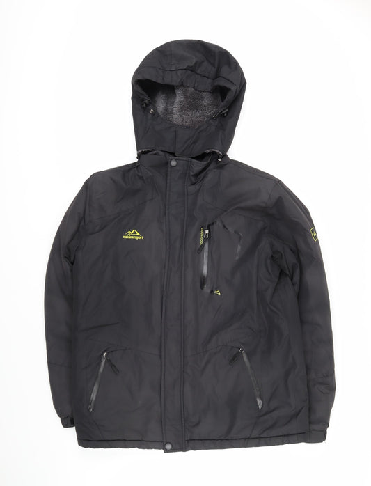 Mens UK Size M Outdoor Sport Black Jacket