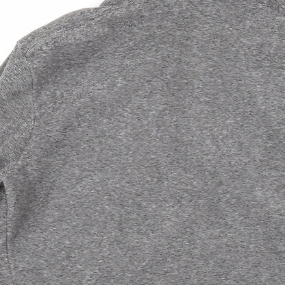 DECATHLON Womens Grey 100% Polyester Pullover Sweatshirt Size 12 Zip