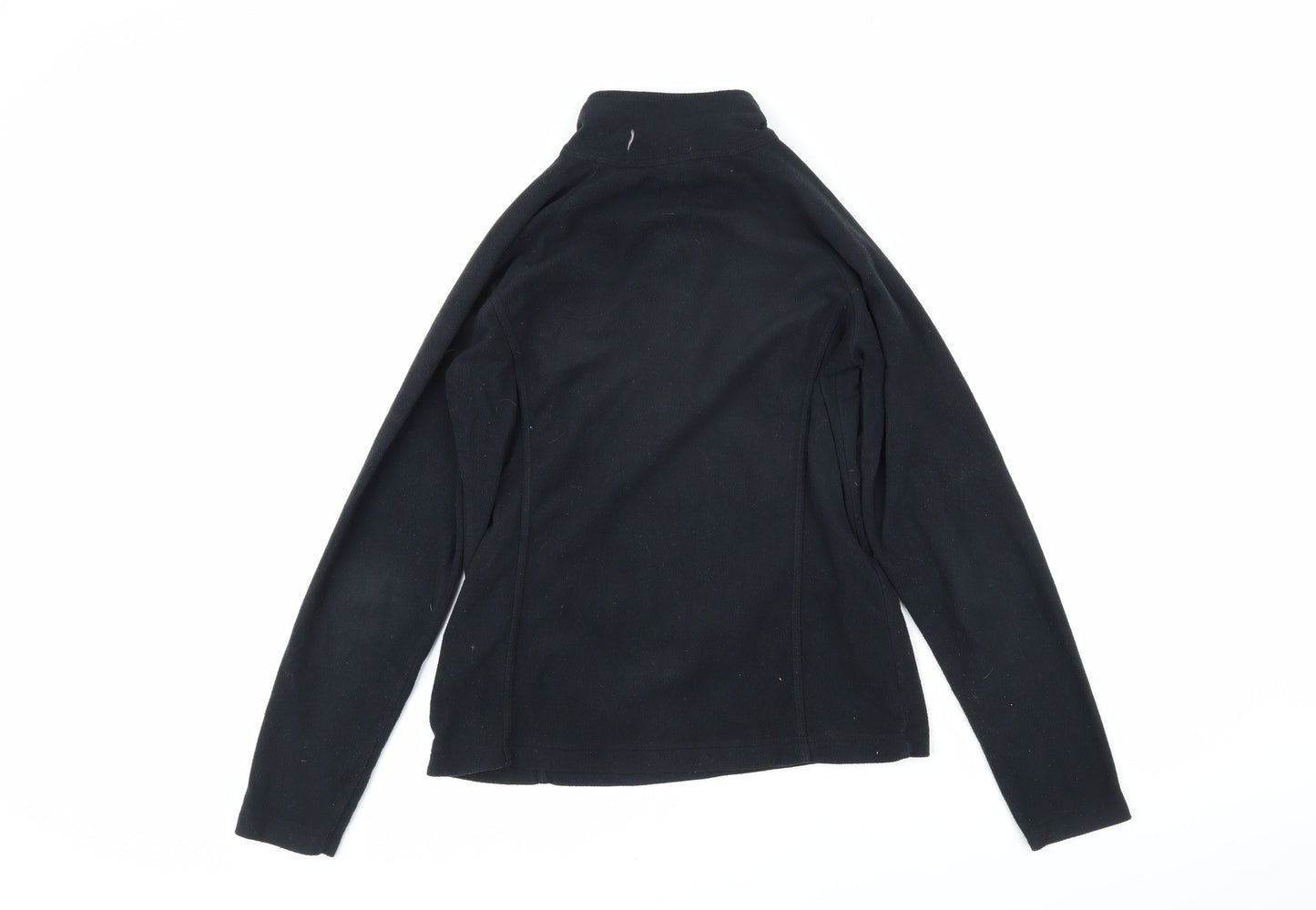 Crane Womens Black 100% Polyester Pullover Sweatshirt Size S Zip