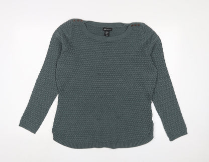 Womens UK Size XL Jones New York Blue Pullover Jumper