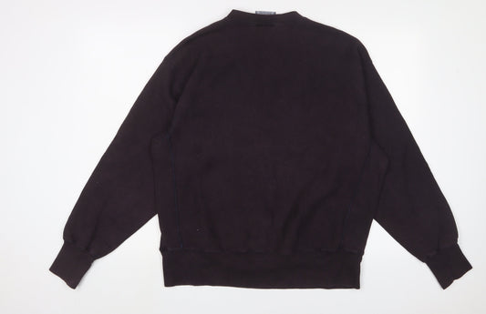 Mens UK Size L Lee Purple Pullover Sweatshirt