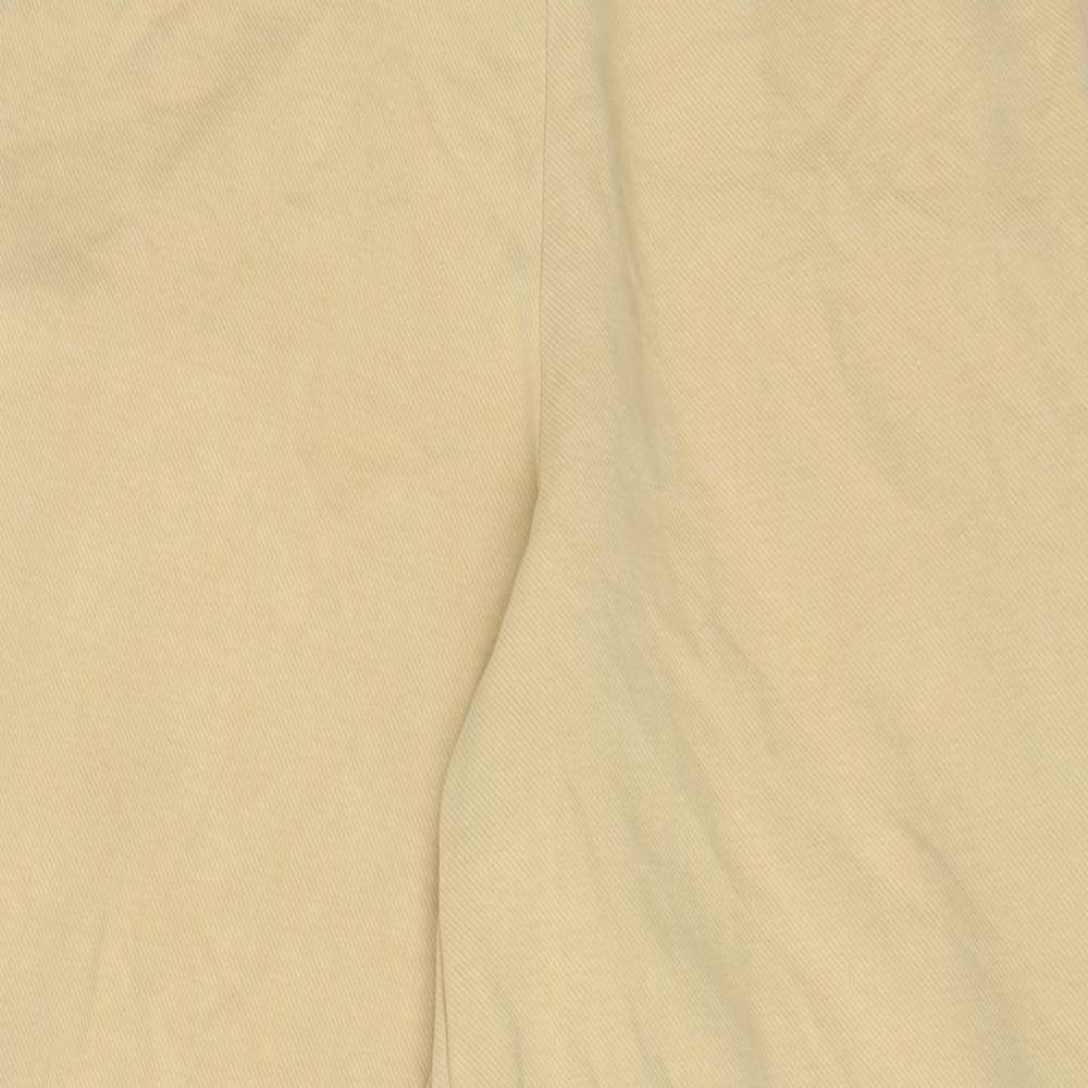 COS Womens Beige Polyester Trousers Size XS L23 in Regular
