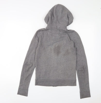 Womens UK Size M Gilly Hicks Grey Full Zip Hoodie