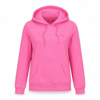 Slazenger Womens Pink Cotton Pullover Hoodie Size 12 Pullover - Logo, Embroidered