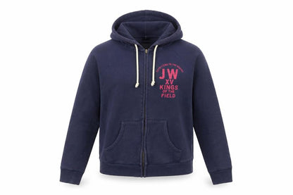 Womens UK Size 8 Jack Wills Blue Full Zip Hoodie