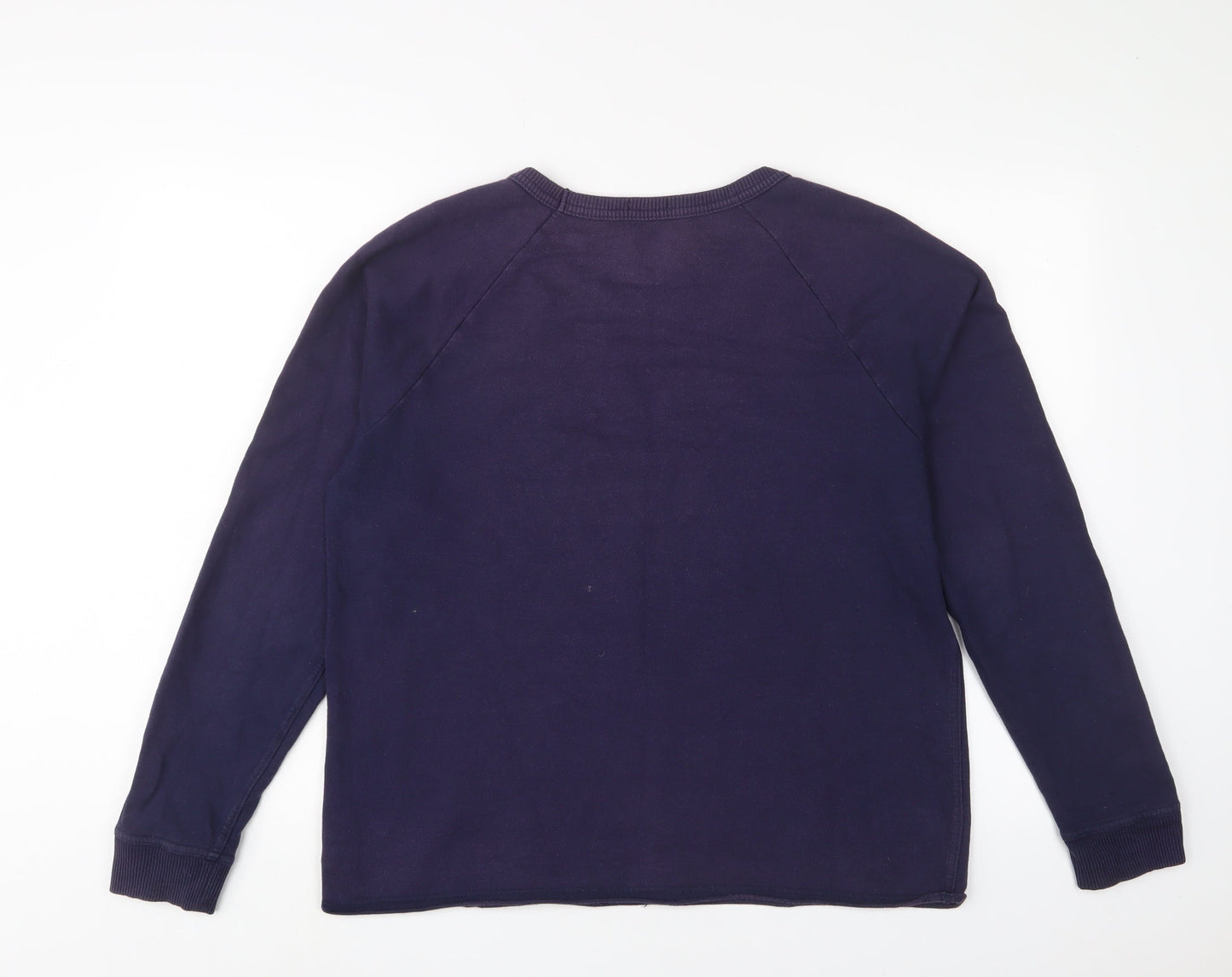 Gap Womens Blue Cotton Pullover Sweatshirt Size L Pullover