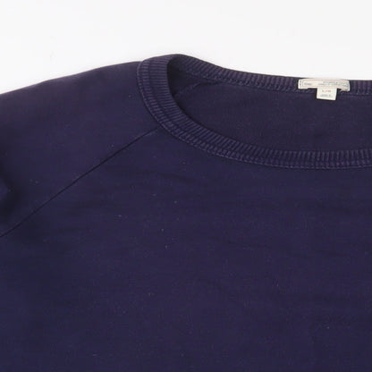Gap Womens Blue Cotton Pullover Sweatshirt Size L Pullover