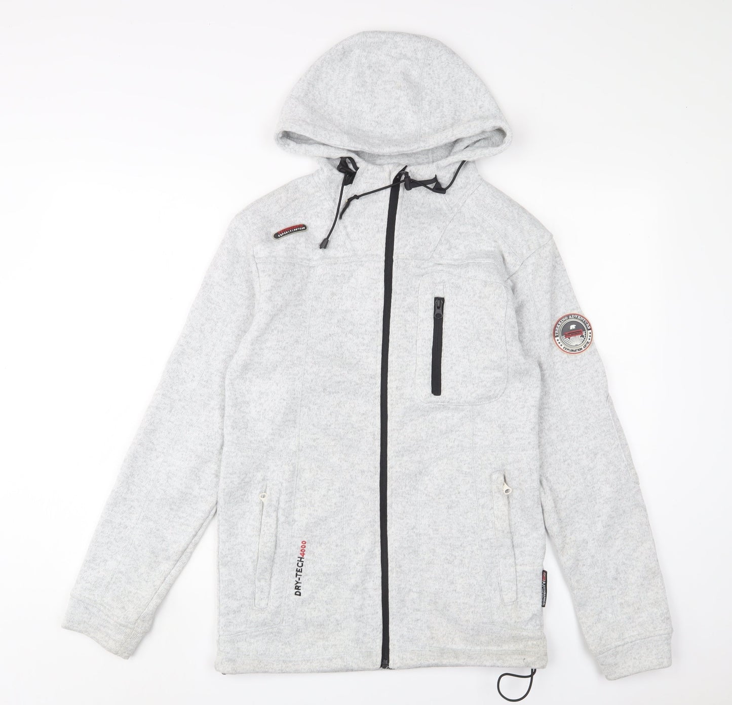 Mens UK Size S Geographical Norway Grey Jacket