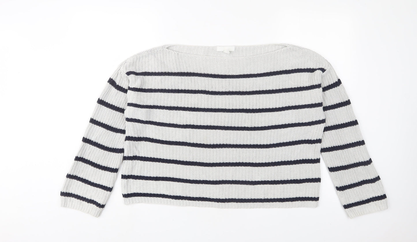 Womens UK Size M H&M Grey Pullover Jumper