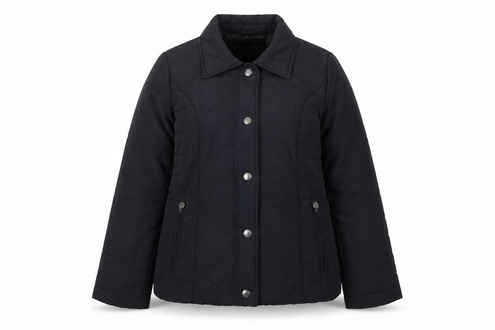Womens UK Size 12 Maine Blue Quilted Coat