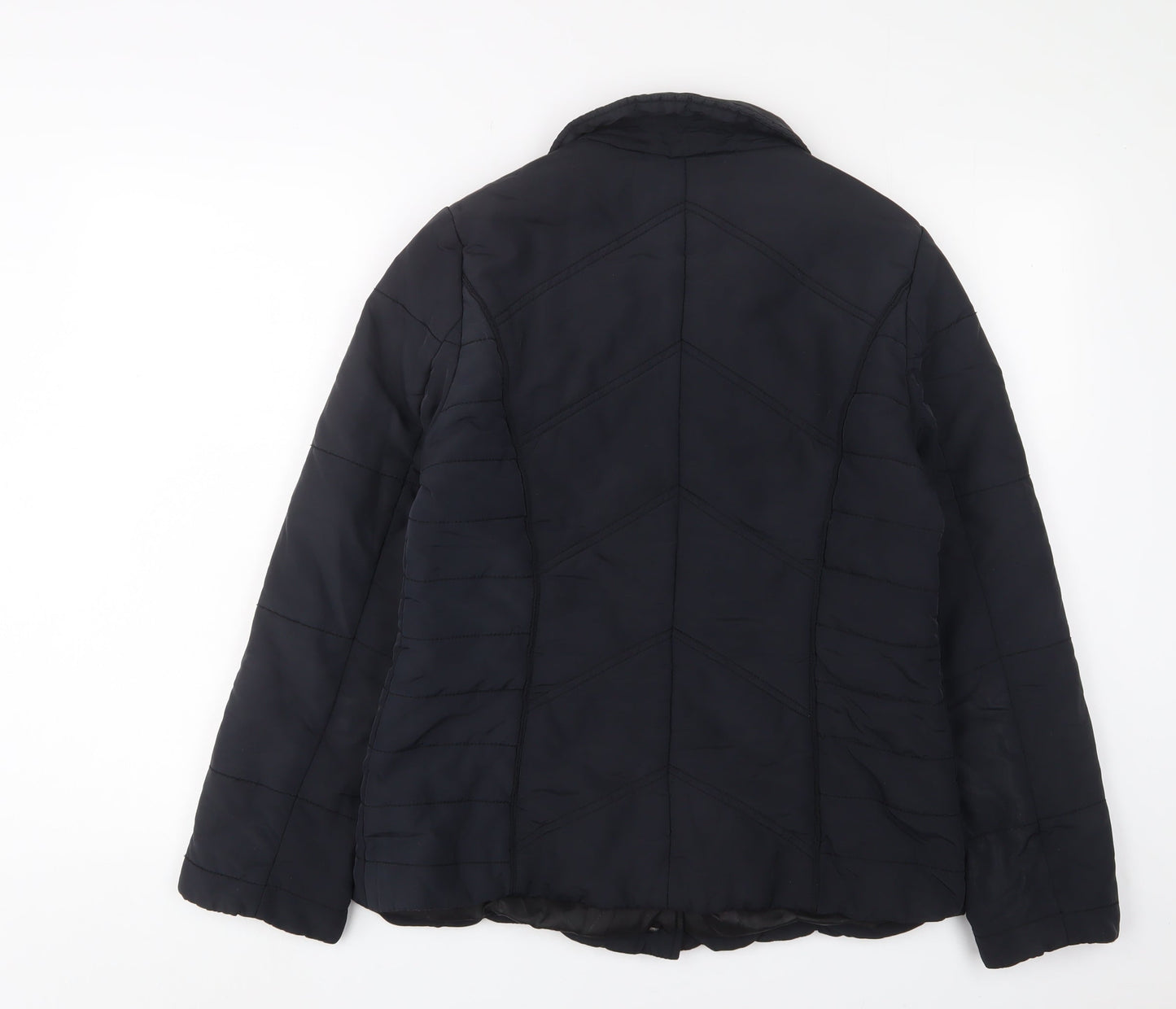 Womens UK Size 12 Maine Blue Quilted Coat