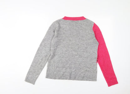 Womens UK Size 6 NEXT Multicoloured Pullover Jumper