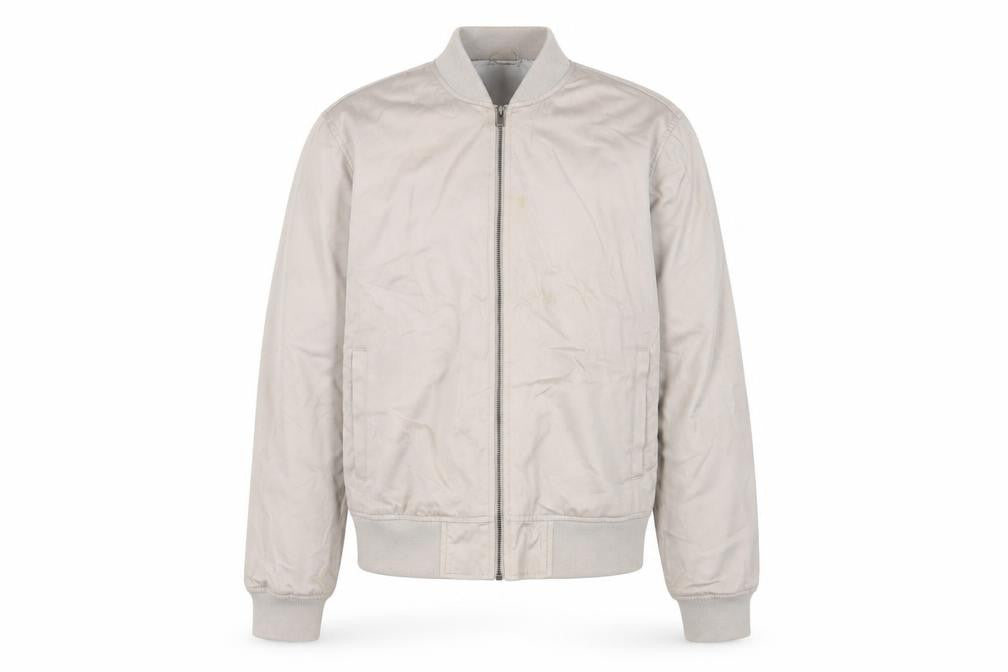 Mens UK Size L New London Beige Bomber Jacket