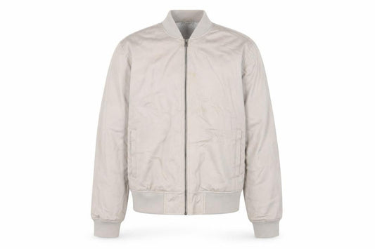 Mens UK Size L New London Beige Bomber Jacket