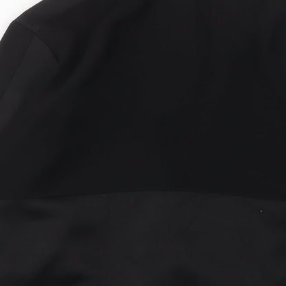 Womens UK Size 8 Topshop Black Bomber Jacket