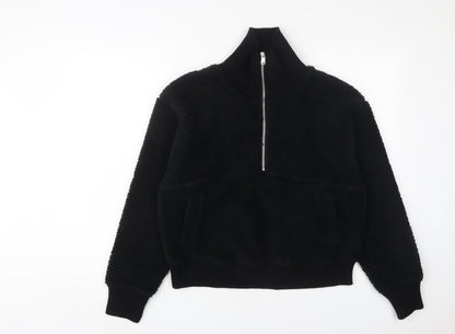 Womens UK Size S Marks and Spencer Black Pullover Sweatshirt