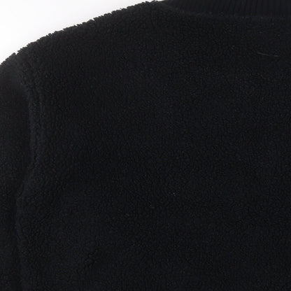 Womens UK Size S Marks and Spencer Black Pullover Sweatshirt