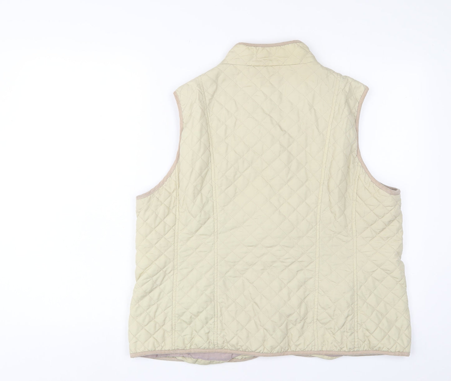 Womens UK Size 18 Cc Beige Gilet