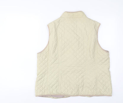 Womens UK Size 18 Cc Beige Gilet