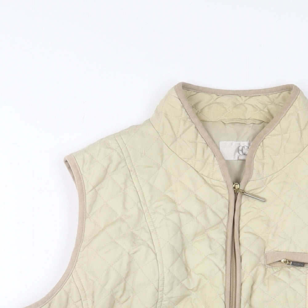 Womens UK Size 18 Cc Beige Gilet