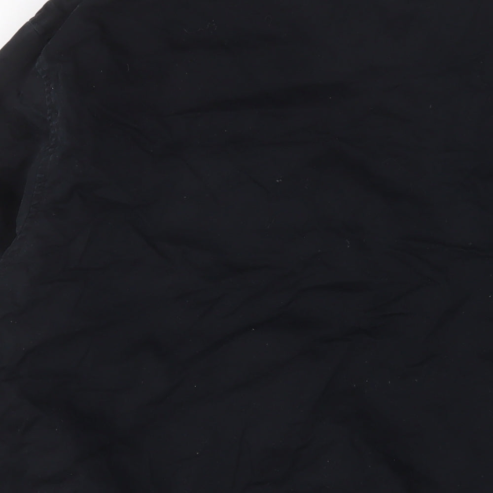 Mens UK Size XL River Island Black Bomber Jacket