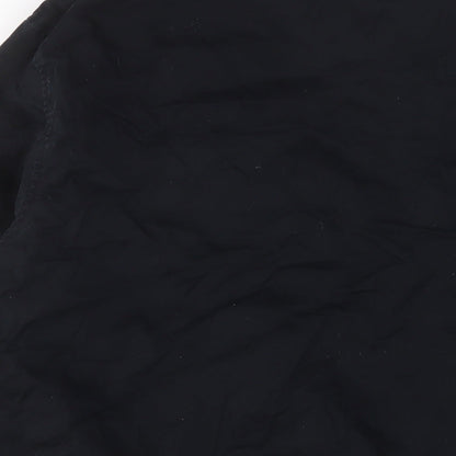 Mens UK Size XL River Island Black Bomber Jacket