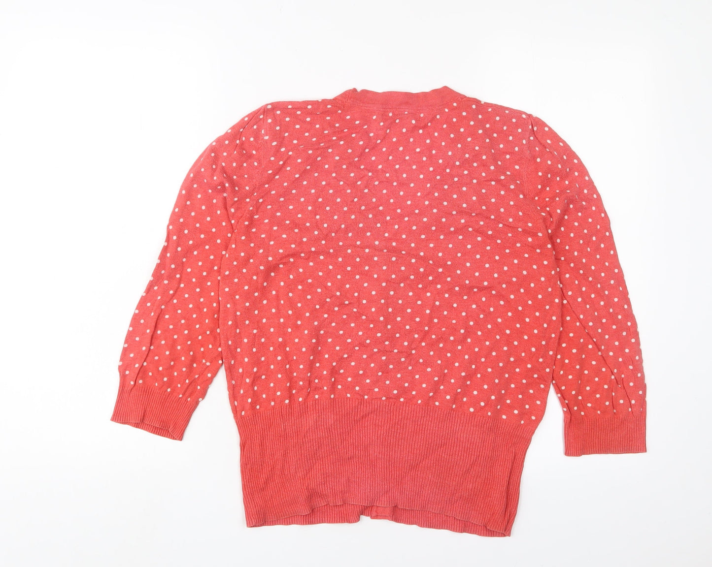 Womens UK Size 12 John Lewis Pink Cardigan Jumper