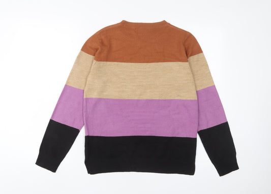 Womens UK Size 10 Marks and Spencer Multicoloured Pullover Jumper