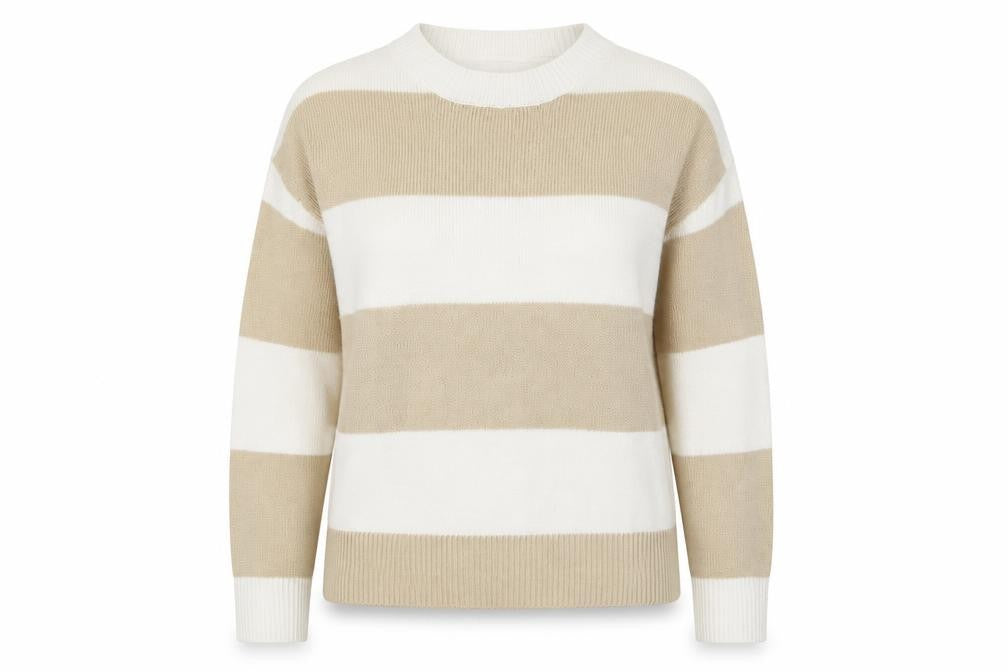 Womens UK Size XS H&M Beige Pullover Jumper
