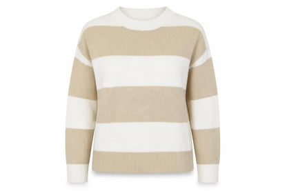 Womens UK Size XS H&M Beige Pullover Jumper