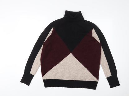 Womens UK Size M Wallis Multicoloured Pullover Jumper