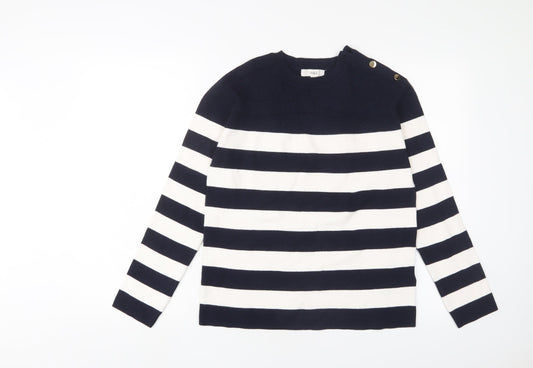 Womens UK Size S Marks and Spencer Blue Pullover Jumper