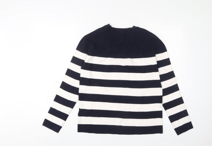 Womens UK Size S Marks and Spencer Blue Pullover Jumper