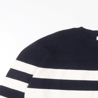 Womens UK Size S Marks and Spencer Blue Pullover Jumper