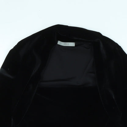 Womens UK Size 14 Marks and Spencer Black Jersey Blouse
