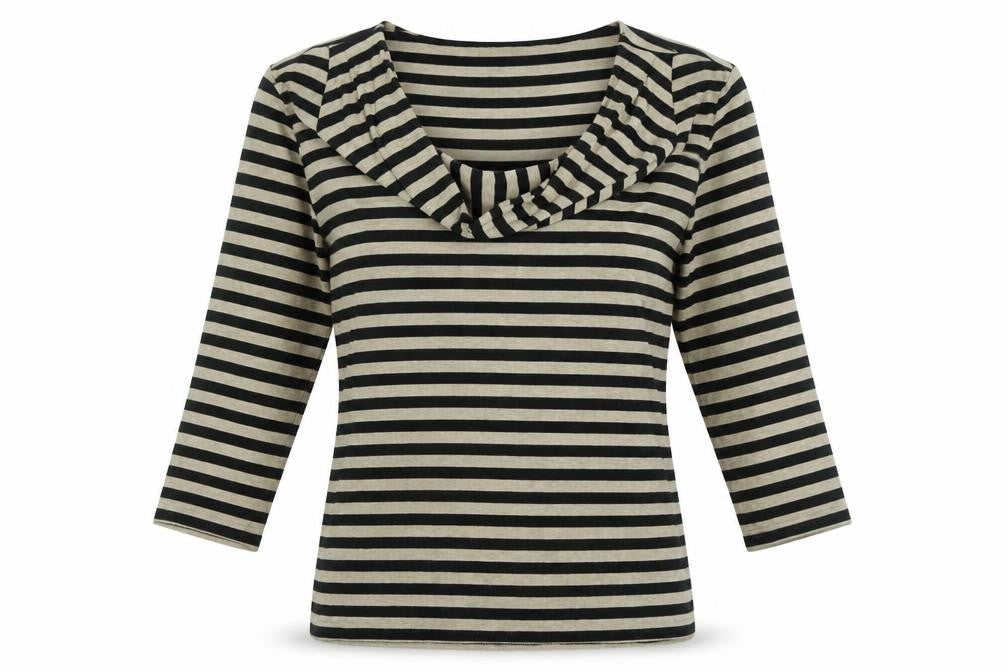 Womens UK Size 10 Phase Eight Black Jersey T-Shirt