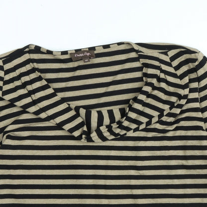 Womens UK Size 10 Phase Eight Black Jersey T-Shirt