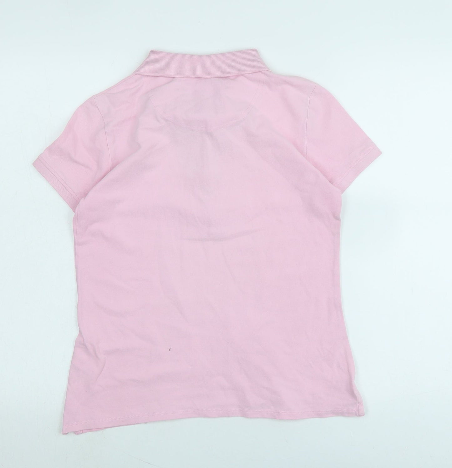 Womens UK Size 10 Crew Clothing Pink Basic Polo