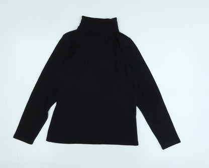 Womens UK Size S isle Black Pullover Jumper