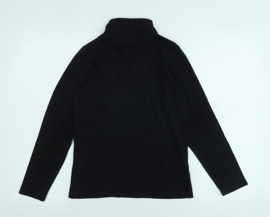 Womens UK Size S isle Black Pullover Jumper