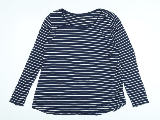Womens UK Size L Gap Blue Tunic T-Shirt