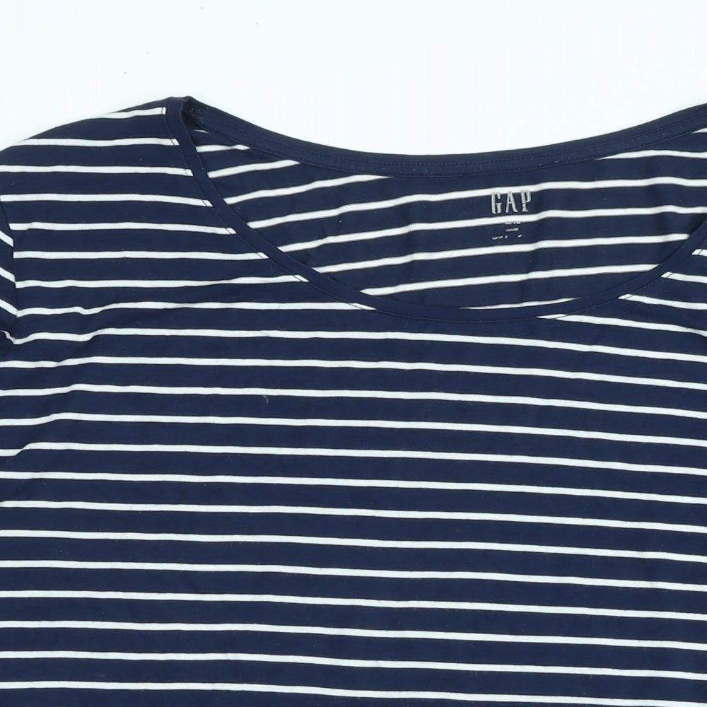 Womens UK Size L Gap Blue Tunic T-Shirt